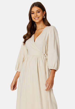 CC Linen wrap dress