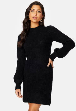 CC Chunky knitted wool mix short dress