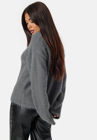 Fluffy Knitted Sweater