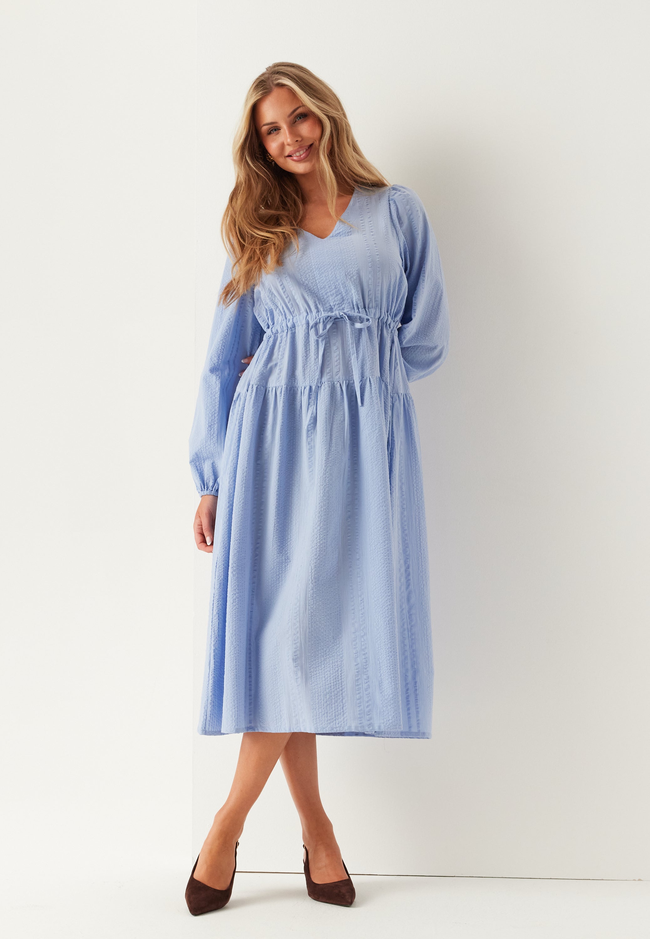 Bubbleroom Cotton Dress Blue Blue Bubbleroom Cotton Dress Blue Blue