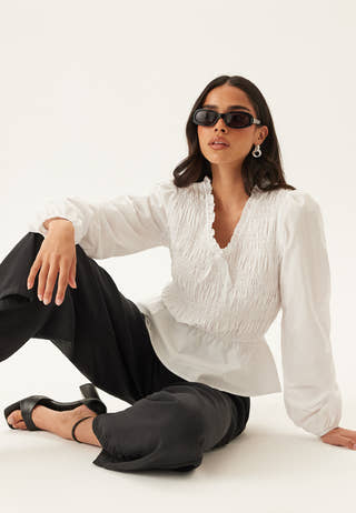 Cotton Smock Blouse