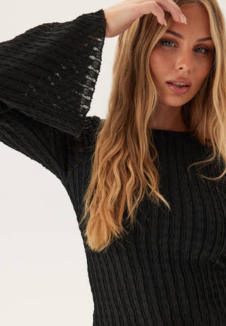 Deep Back Short Structured Dress