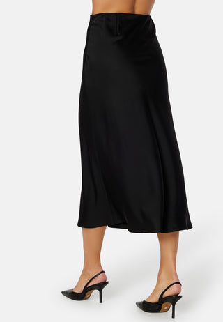 Midi Satin Skirt