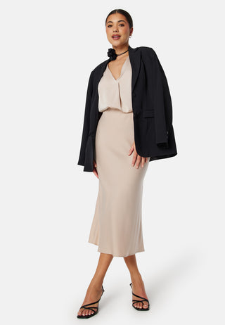 Sleeveless Satin Top