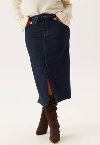 Denim Midi Skirt