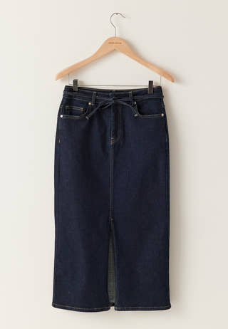 Denim Midi Skirt