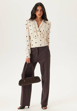 Drapy Button Blouse