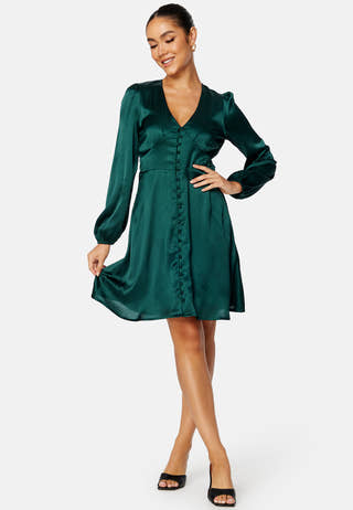 Elliana satin dress