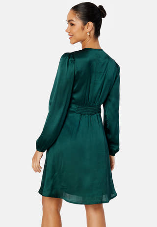 Elliana satin dress