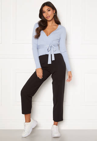 Enea knitted wrap top