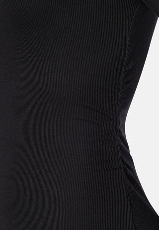 Soft L/S Ruched Dress