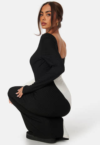 Structure Contrast Dress