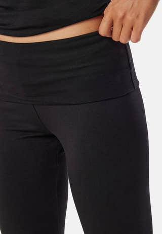 Fold Over Flared Trousers