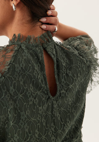 Frill Lace Blouse