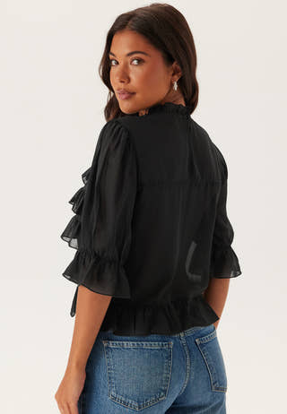 Frill Short Sleeve Blouse