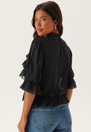 Frill Short Sleeve Blouse