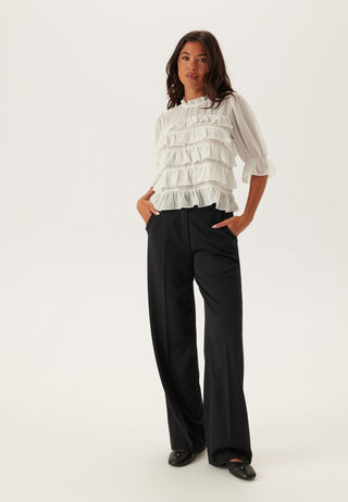 Frill Short Sleeve Blouse