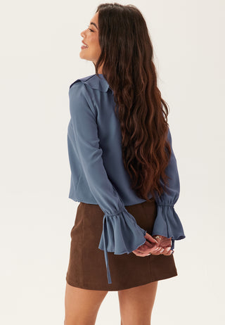 Frill Tie Blouse