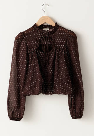 Frill Tie Blouse