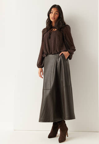 Frill Tie Blouse