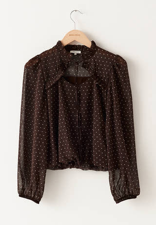 Frill Tie Blouse