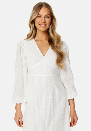 Broderie Anglaise Midi Dress