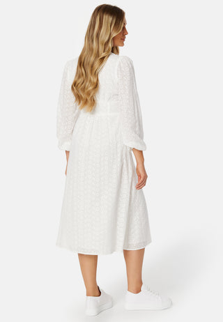 Broderie Anglaise Midi Dress