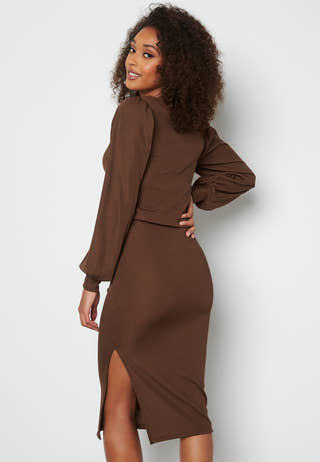 Gry Balloon Sleeve Dress