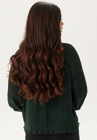 High Collar Structured Blouse