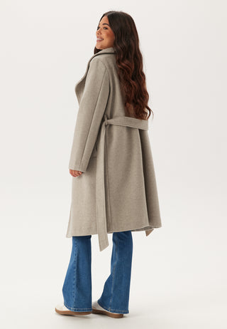 High Neck Midi Coat