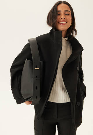 High Neck Short Coat