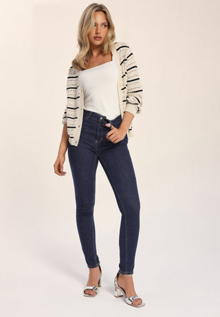 High Push Up Superstretch Jeans