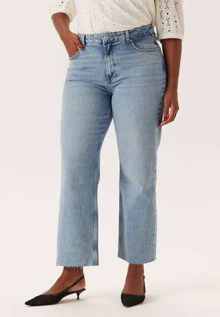 High Straight Ankle Jeans