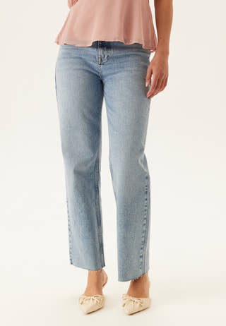 High Straight Ankle Jeans