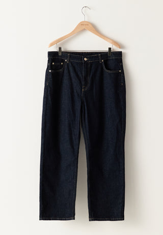 High Straight Ankle Jeans