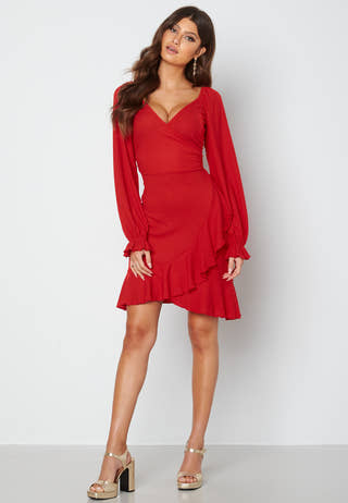 Icelyn frill dress