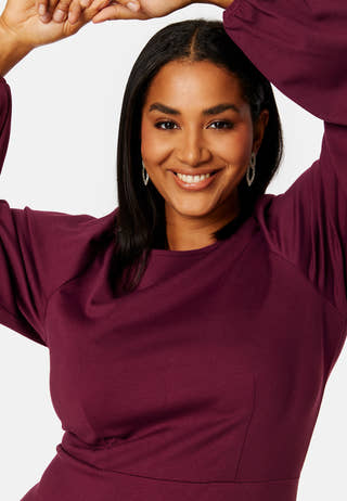 Balloon Sleeve Short Dress