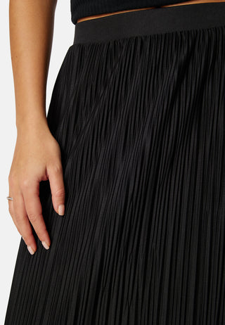 Pleated Maxi Skirt