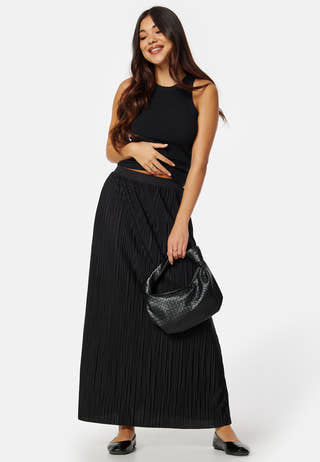 Pleated Maxi Skirt