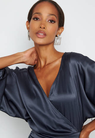 Kimberly Satin Dress