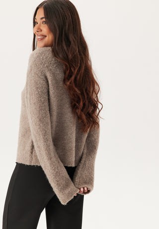 Knitted Bouclé Sweater