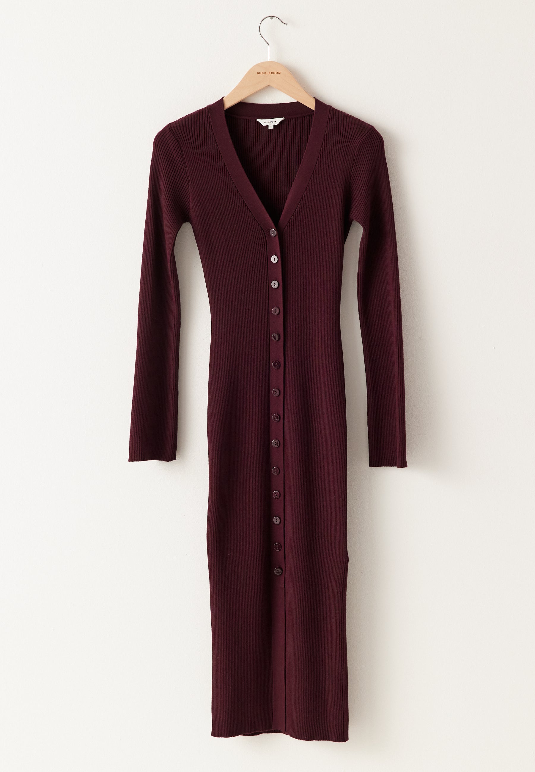 Bubbleroom Knitted Cardigan Dress Best price Red Bubbleroom Knitted Cardigan Dress Best price Red