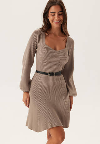 Knitted Short Skater Dress