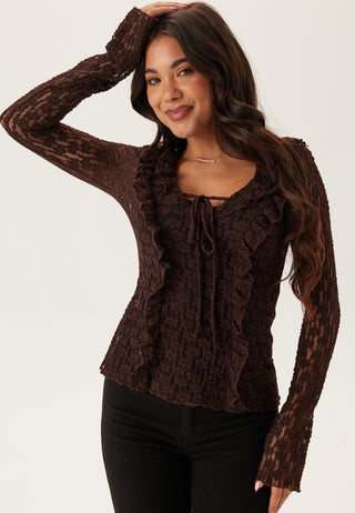 Lace Frill Top