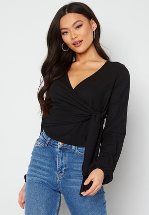 Leighton wrap top