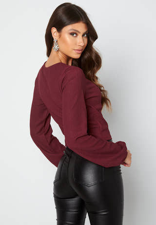 Leighton wrap top