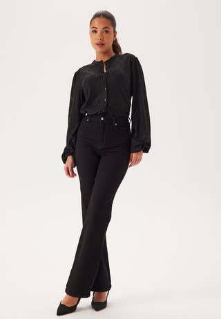 Long Sleeve Button Blouse