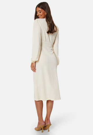 Structure Button Midi Dress