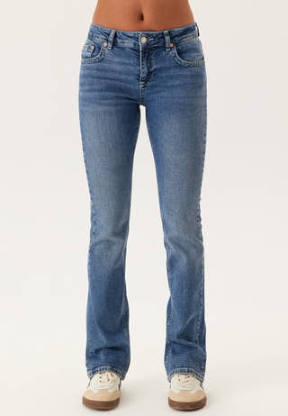 Low Bootcut Flap Jeans