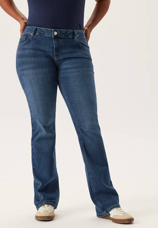 Low Embroidery Pocket Jeans